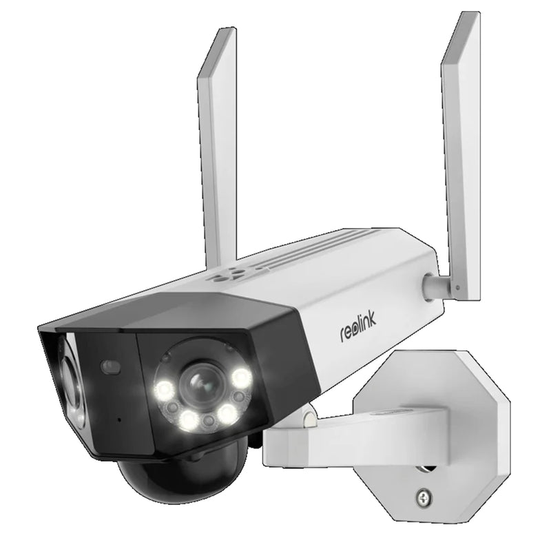 Reolink 4G Mobile 2K 4MP  Dual-Lens Security Camera with Spotlights with AI Solar or Battery Powered