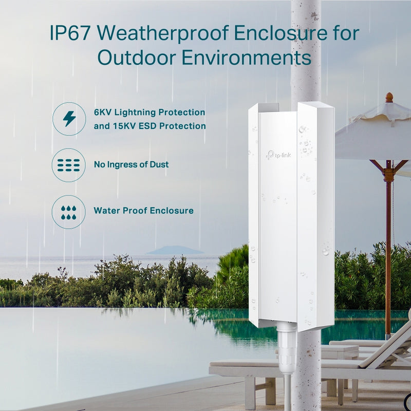 TP-Link AX1800 Indoor/Outdoor Dual-Band Wi-Fi 6 Access Point