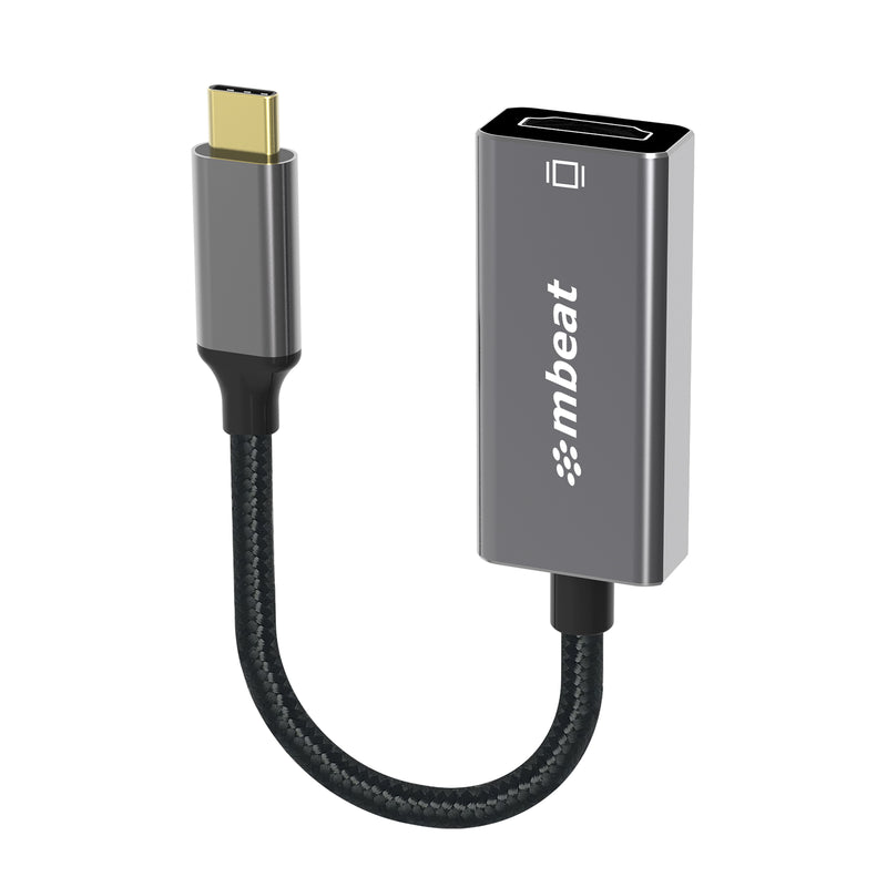 mbeat Tough Link 1.8m DisplayPort Cable v1.4 - Space Grey