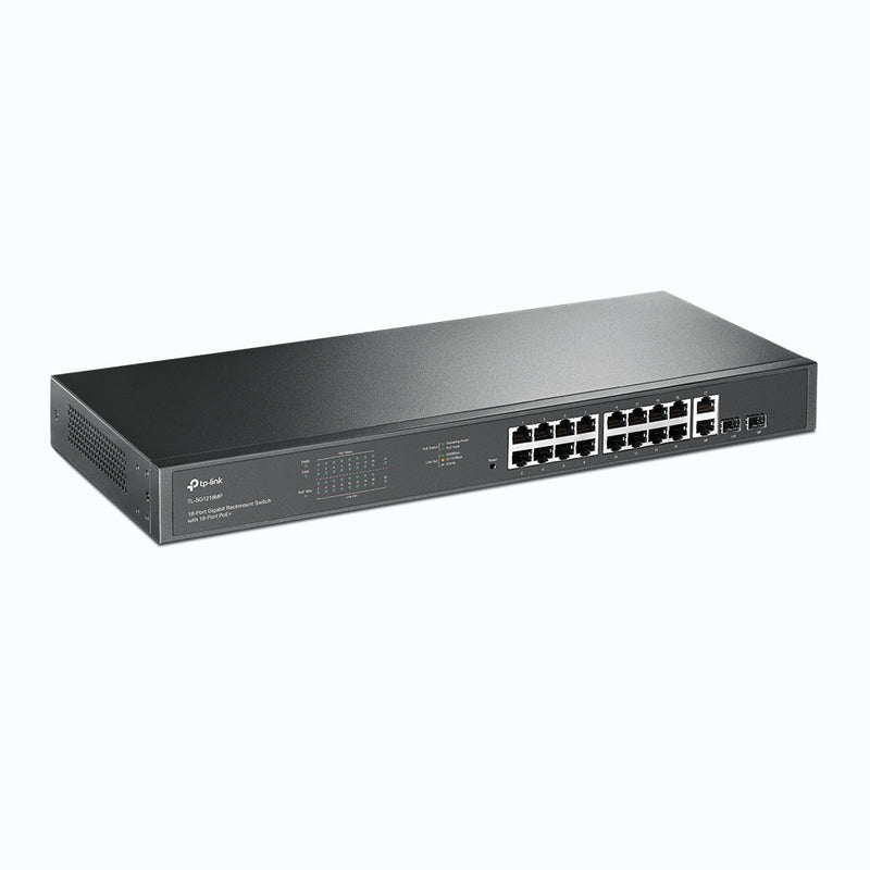 TP-Link 18-Port Gigabit Rackmount  Switch with 16-Port PoE+