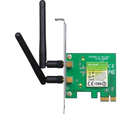 TP-Link 300Mbps Wireless N PCI Express Adapter,Atheros, 2T2R, 2 detachable antenna