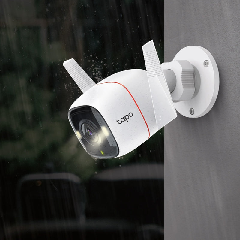 TP-Link Tapo C320WS Outdoor Security Wi-Fi Camera, 104Â° Wide-Angle View, Power : AC Adapter