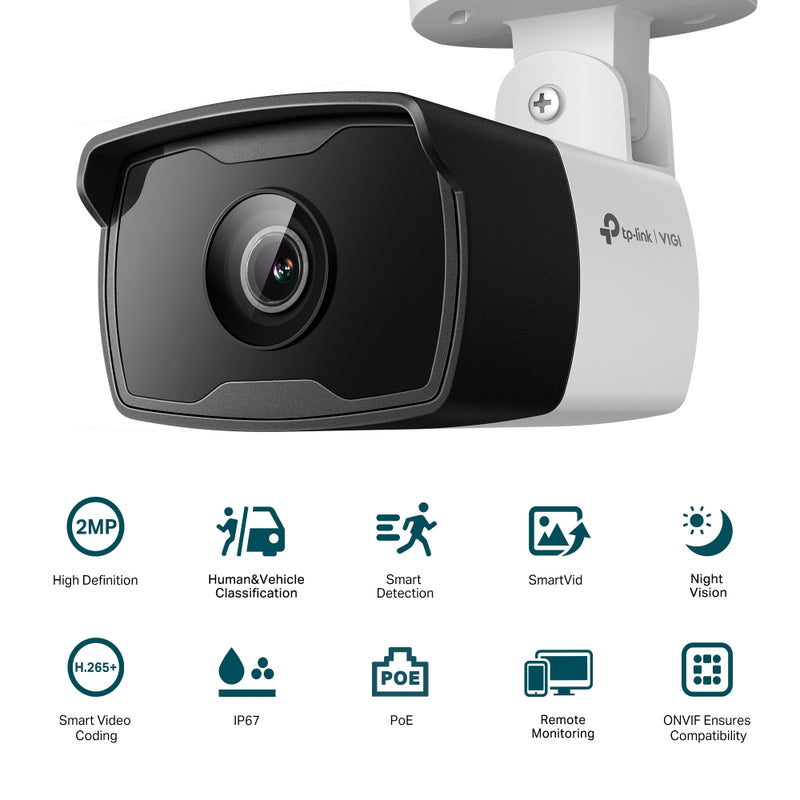 TP-Link VIGI C320I (4mm) 2MP Outdoor IR Bullet Network Camera