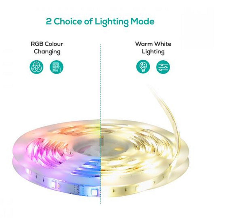 mBeat Activiva 2M IP65 Smart RGB Colour Changing LED Strips