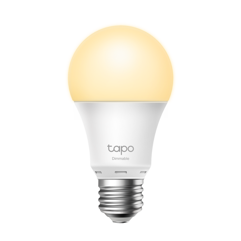 TP-Link Tapo L510E Smart Wi-Fi Dimmable LED Bulb, E27, 8.7W, 806 Lumens, 2700K, Screw in