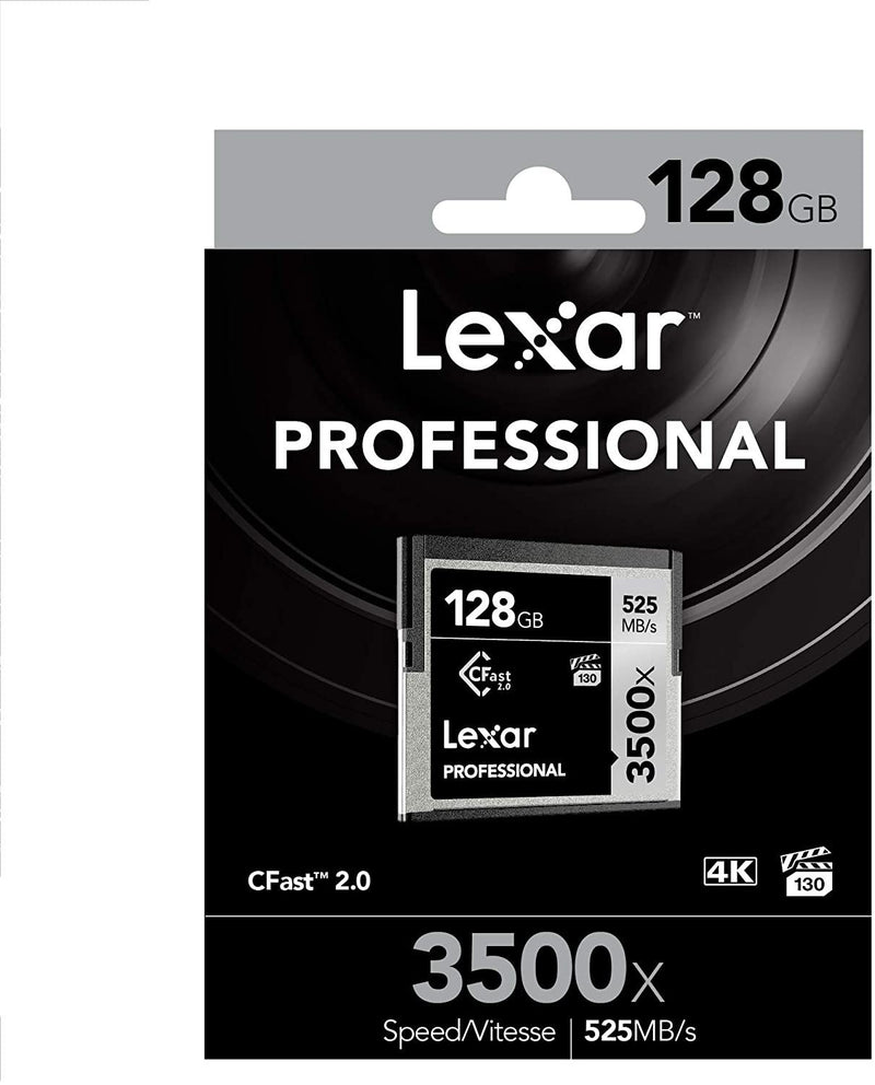 Lexar Professional 3500x 128GB CFast Compact Flash 2.0 Card*