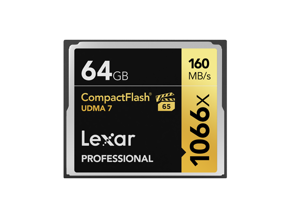 Lexar Professional Compact Flash 1066X 64GB*