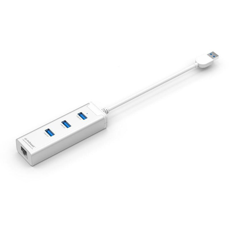 mbeat "HAMILTON" 3 Port USB 3.0 Hub with Gigabit Lan for Ultrabook & Mac-Aluminum Design