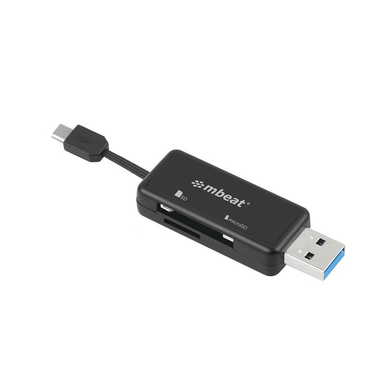mbeat Ultra dual USB 3.0 reader for PCs, Smartphones & Tablets