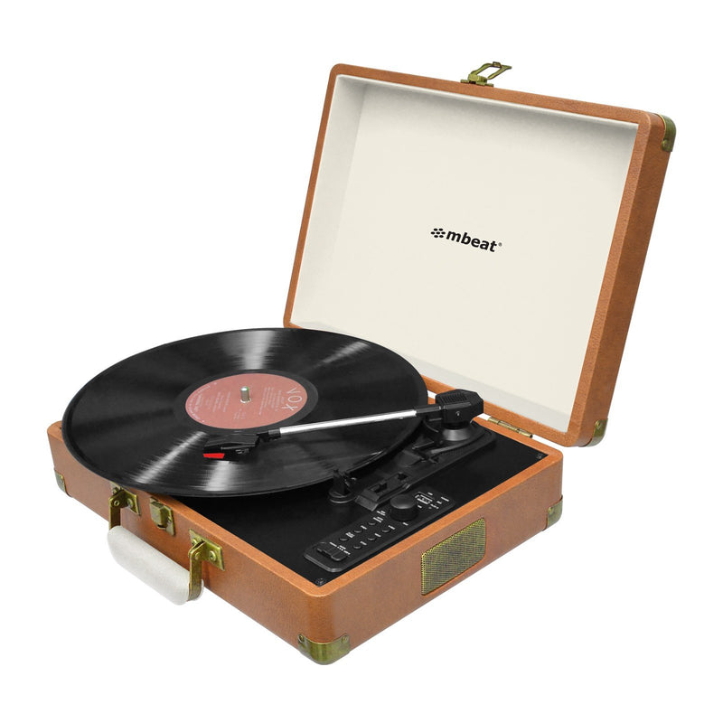 mbeat Retro Turntable Recorder with Bluetooth & USB Direct Recording
