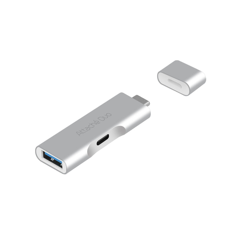 mbeat Attach Duo Type-C To USB 3.1 Adapter With Type-C Charging Port