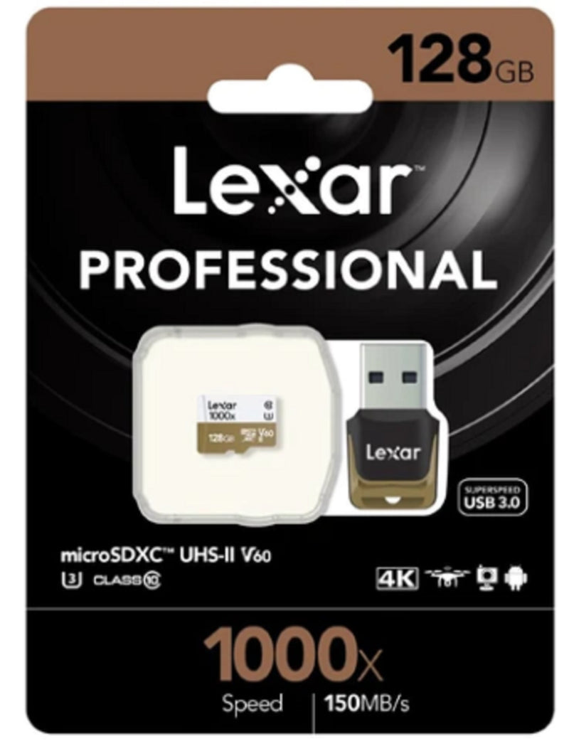 Lexar Professional 1000x micro SDHC/SDXC UHS-II 128GB