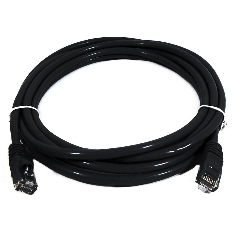 Cat 6a UTP Ethernet Cable, Snagless - 0.5m (50cm) Black