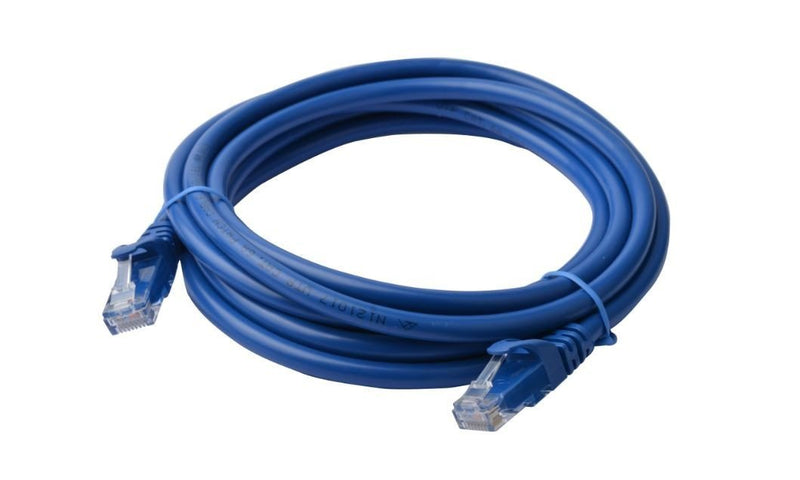Cat 6a UTP Ethernet Cable, Snagless - 30m Blue