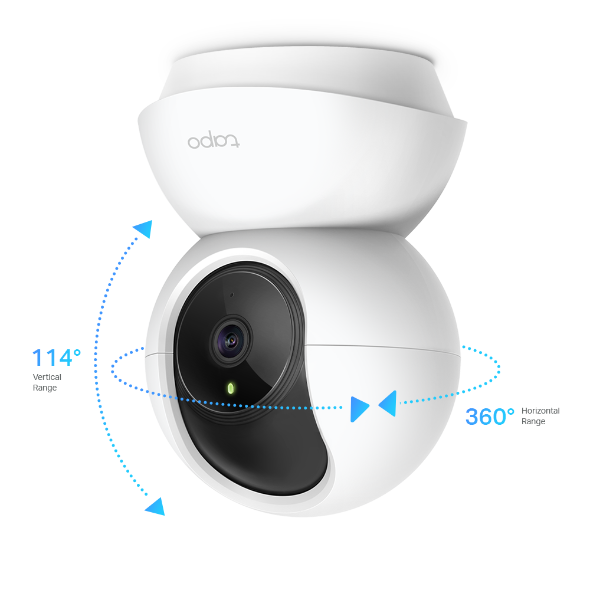 TP-Link Tapo C200 Indoor Smart Home Security Wi-Fi Camera, 1080p, 360Â° Rot View, Power : AC Adapter