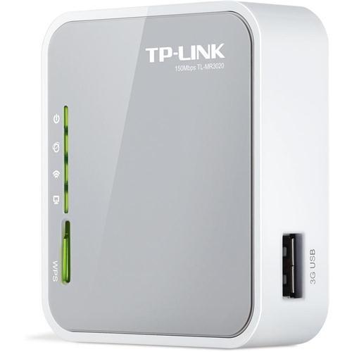 TP-Link 150Mbps Portable 3G Wireless N Router, Powered by power adapter or USB, Internal antenna