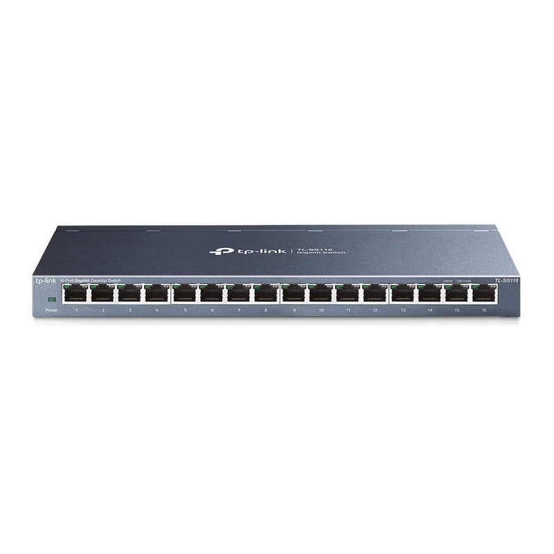 TP-Link TL-SG116 16-Port Gigabit Desktop Switch, Green Technology